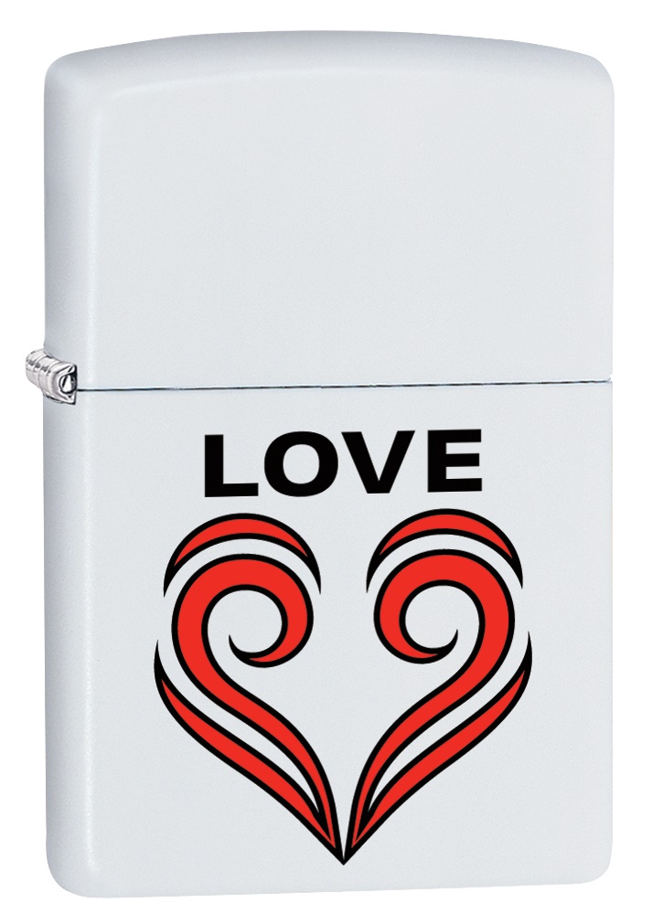 Front shot of Zippo Bejeweled Beetle Design High Polish Brass Windproof Lighter standing at a 3/4 angle.