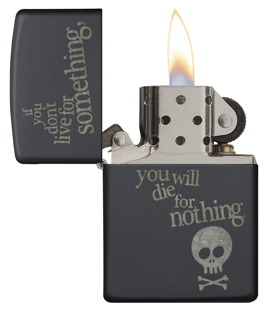 Front shot of Zippo Bejeweled Beetle Design High Polish Brass Windproof Lighter standing at a 3/4 angle.
