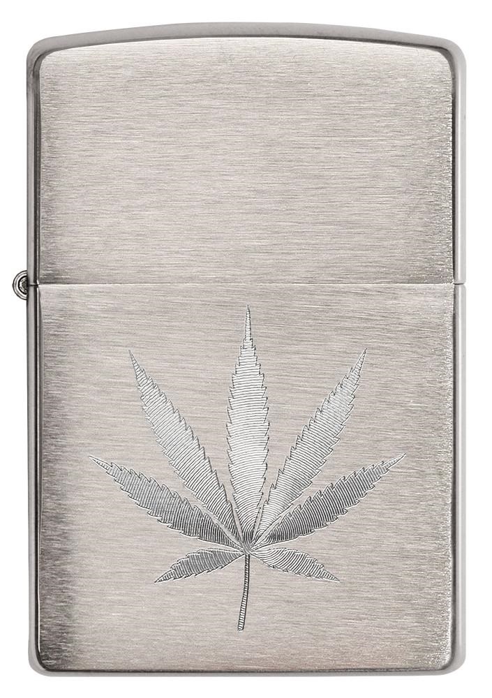 Front shot of Zippo Bejeweled Beetle Design High Polish Brass Windproof Lighter standing at a 3/4 angle.