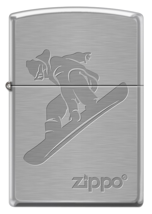 Front shot of Zippo Bejeweled Beetle Design High Polish Brass Windproof Lighter standing at a 3/4 angle.