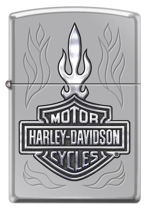 Front shot of Zippo Bejeweled Beetle Design High Polish Brass Windproof Lighter standing at a 3/4 angle.