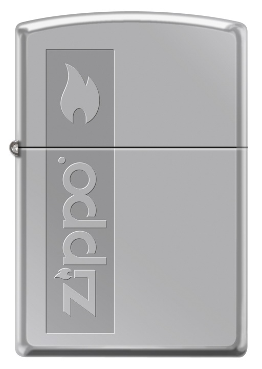 Front shot of Zippo Bejeweled Beetle Design High Polish Brass Windproof Lighter standing at a 3/4 angle.