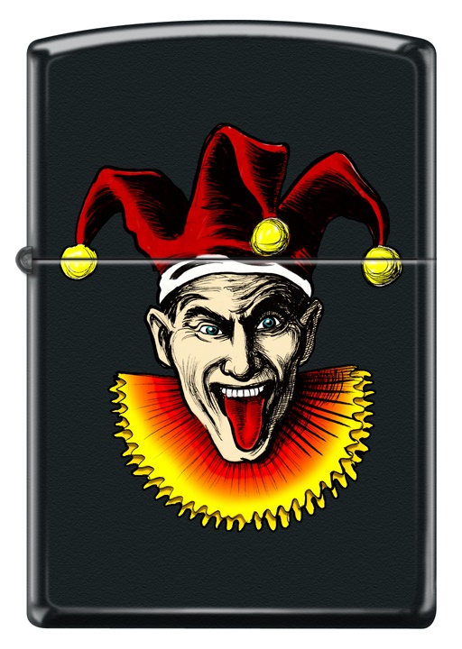 Front shot of Zippo Bejeweled Beetle Design High Polish Brass Windproof Lighter standing at a 3/4 angle.