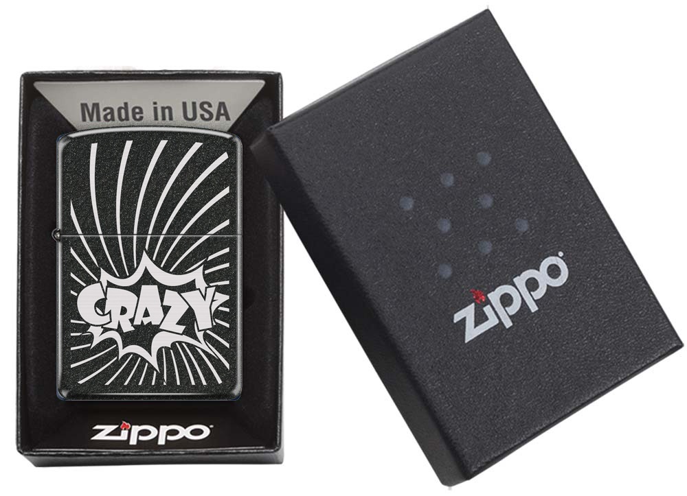 Front shot of Zippo Bejeweled Beetle Design High Polish Brass Windproof Lighter standing at a 3/4 angle.