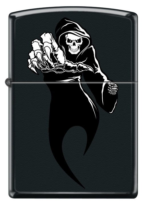 Front shot of Zippo Bejeweled Beetle Design High Polish Brass Windproof Lighter standing at a 3/4 angle.
