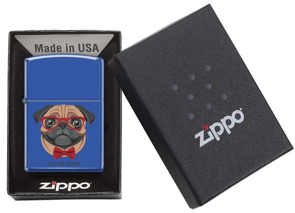 Front shot of Zippo Bejeweled Beetle Design High Polish Brass Windproof Lighter standing at a 3/4 angle.