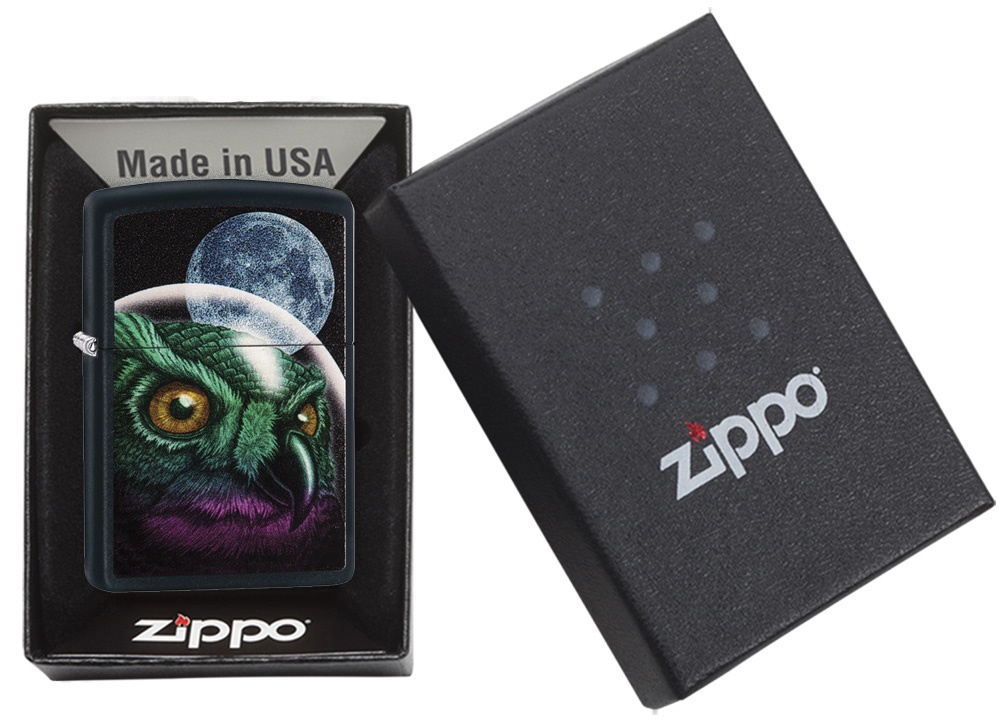 Front shot of Zippo Bejeweled Beetle Design High Polish Brass Windproof Lighter standing at a 3/4 angle.