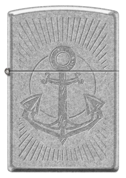 Front shot of Zippo Bejeweled Beetle Design High Polish Brass Windproof Lighter standing at a 3/4 angle.