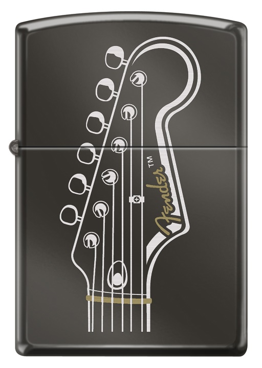 Front shot of Zippo Bejeweled Beetle Design High Polish Brass Windproof Lighter standing at a 3/4 angle.