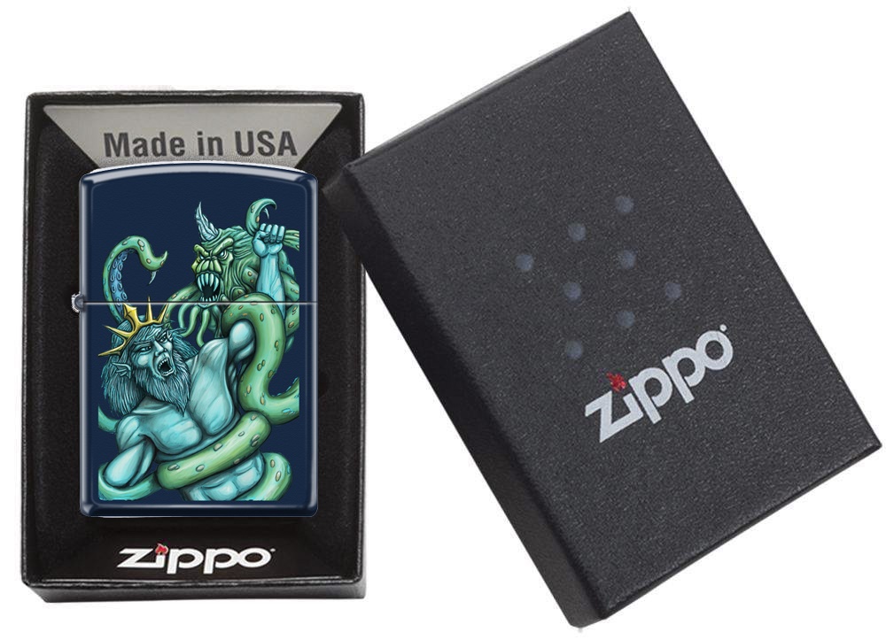 Front shot of Zippo Bejeweled Beetle Design High Polish Brass Windproof Lighter standing at a 3/4 angle.