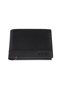 RFID Bloklamalı Nappa Deri Bi-Fold Cüzdan Siyah
