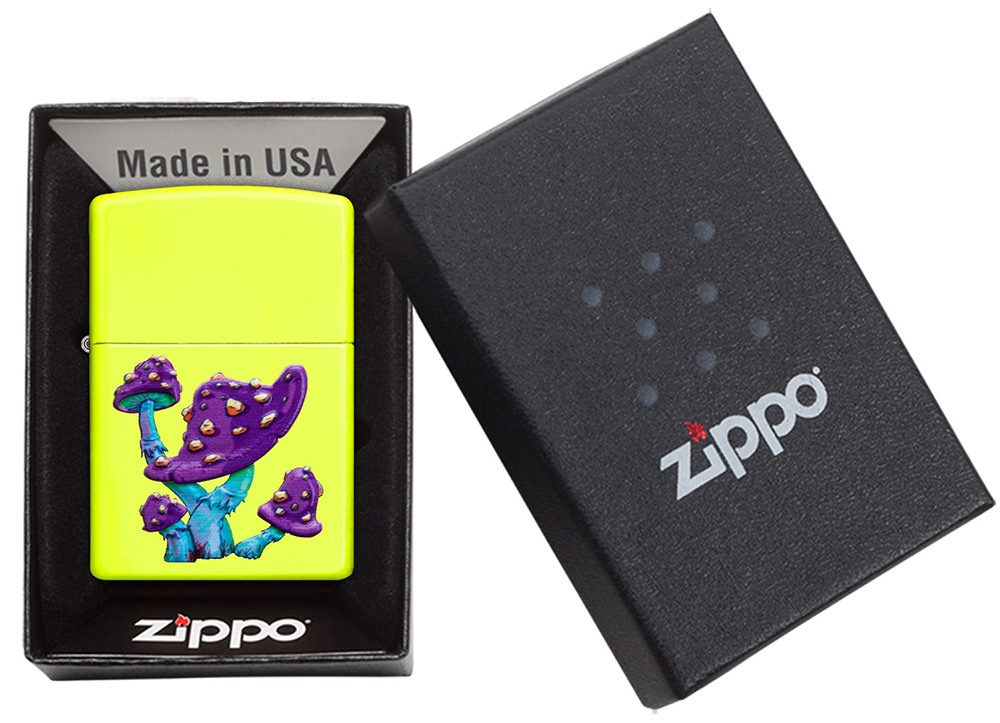 Front shot of Zippo Bejeweled Beetle Design High Polish Brass Windproof Lighter standing at a 3/4 angle.