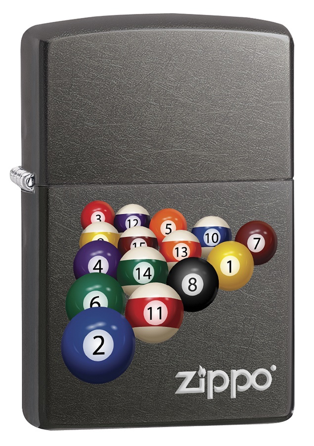 Front shot of Zippo Bejeweled Beetle Design High Polish Brass Windproof Lighter standing at a 3/4 angle.