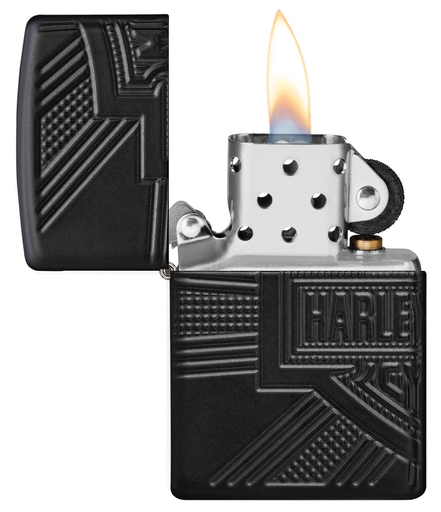 Front shot of Zippo Bejeweled Beetle Design High Polish Brass Windproof Lighter standing at a 3/4 angle.