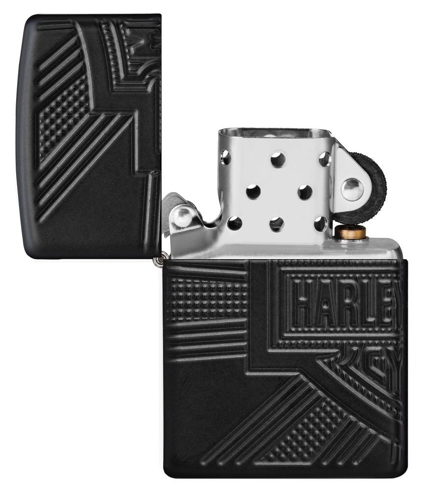 Front shot of Zippo Bejeweled Beetle Design High Polish Brass Windproof Lighter standing at a 3/4 angle.