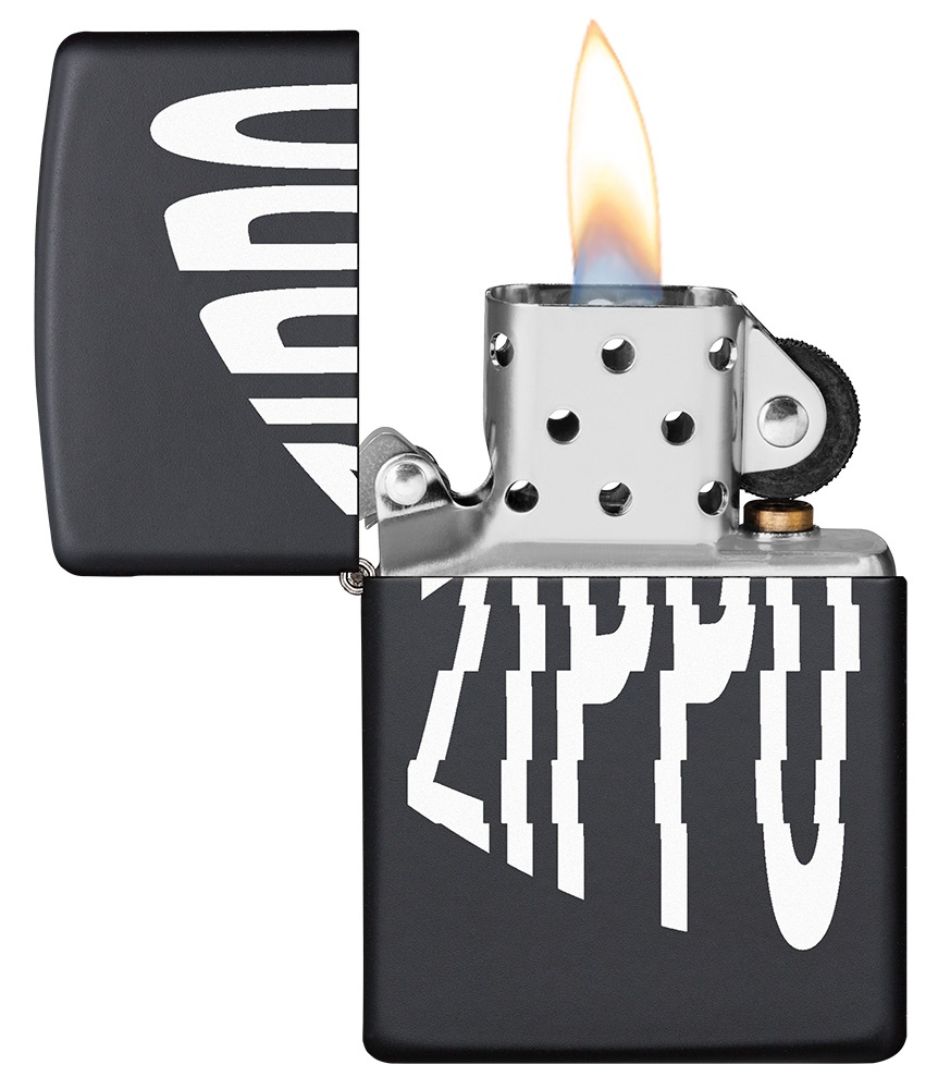 Front shot of Zippo Bejeweled Beetle Design High Polish Brass Windproof Lighter standing at a 3/4 angle.