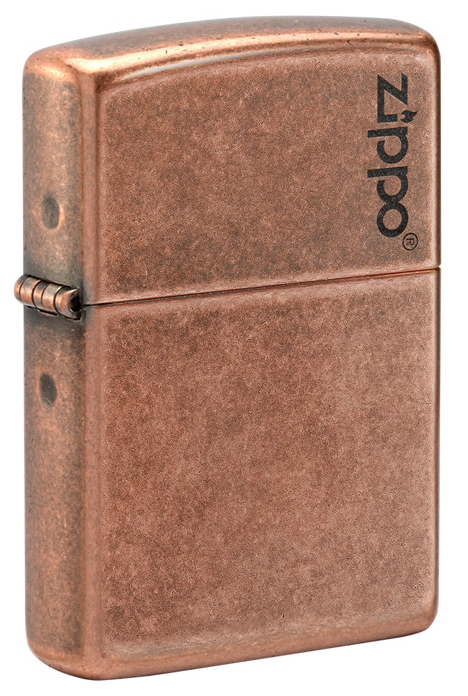 Front shot of Zippo Bejeweled Beetle Design High Polish Brass Windproof Lighter standing at a 3/4 angle.