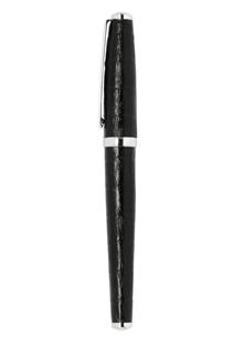 Black Leather Wrap Rollerball