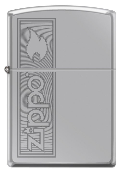 Front shot of Zippo Bejeweled Beetle Design High Polish Brass Windproof Lighter standing at a 3/4 angle.