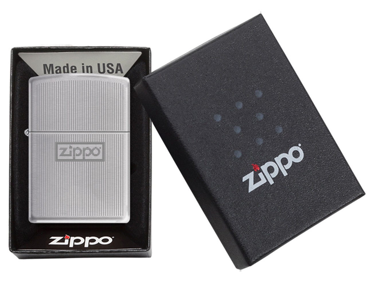 Front shot of Zippo Bejeweled Beetle Design High Polish Brass Windproof Lighter standing at a 3/4 angle.