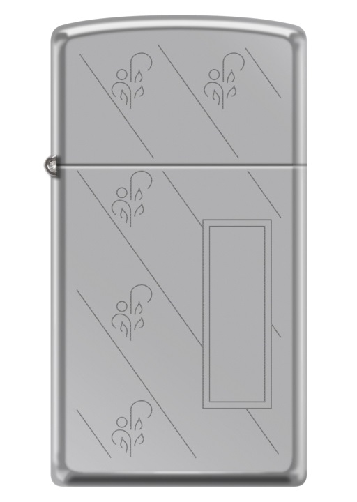 Front shot of Zippo Bejeweled Beetle Design High Polish Brass Windproof Lighter standing at a 3/4 angle.