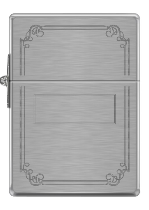 Front shot of Zippo Bejeweled Beetle Design High Polish Brass Windproof Lighter standing at a 3/4 angle.