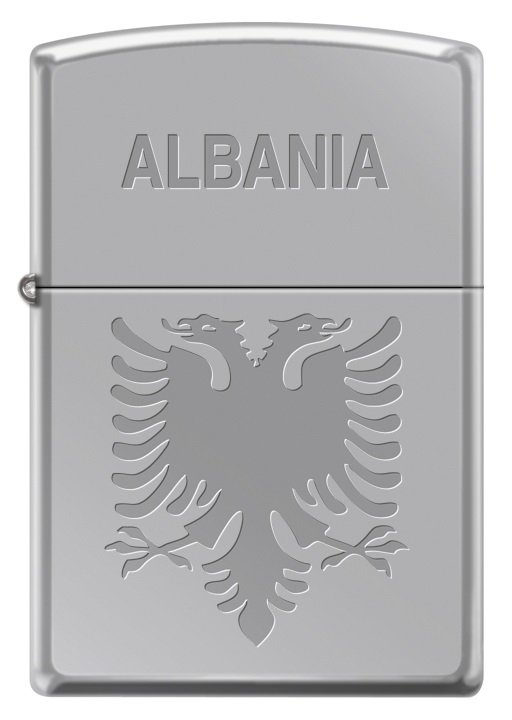 Front shot of Zippo Bejeweled Beetle Design High Polish Brass Windproof Lighter standing at a 3/4 angle.