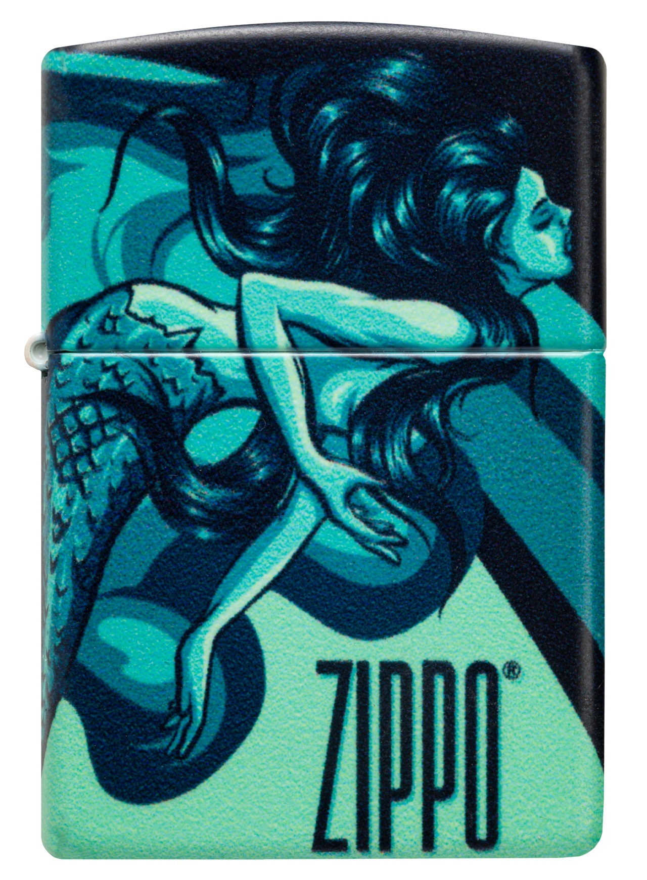 Front shot of Zippo Bejeweled Beetle Design High Polish Brass Windproof Lighter standing at a 3/4 angle.