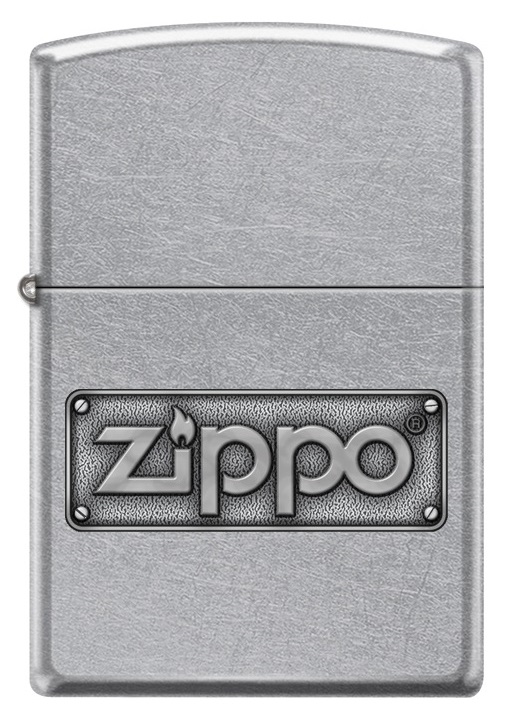 Front shot of Zippo Bejeweled Beetle Design High Polish Brass Windproof Lighter standing at a 3/4 angle.