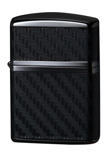 Front shot of Zippo Bejeweled Beetle Design High Polish Brass Windproof Lighter standing at a 3/4 angle.