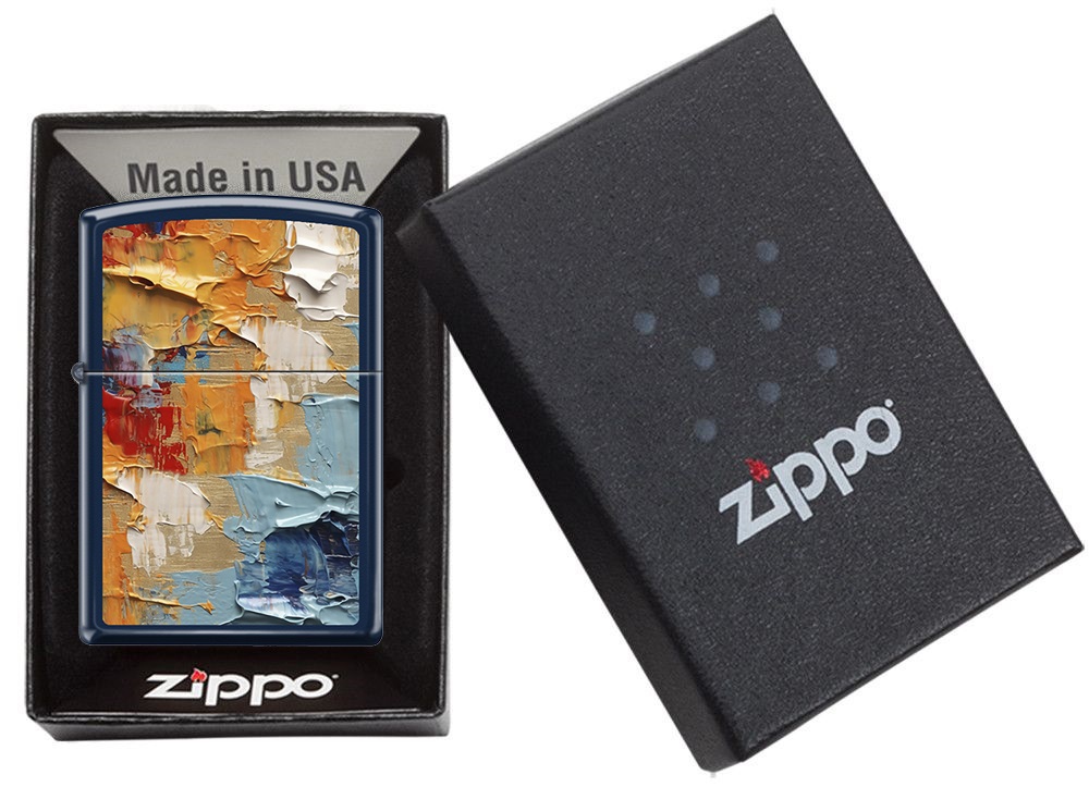 Front shot of Zippo Bejeweled Beetle Design High Polish Brass Windproof Lighter standing at a 3/4 angle.