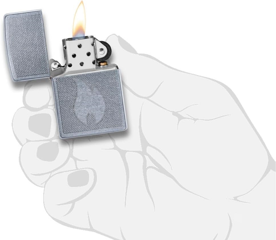 Front shot of Zippo Bejeweled Beetle Design High Polish Brass Windproof Lighter standing at a 3/4 angle.