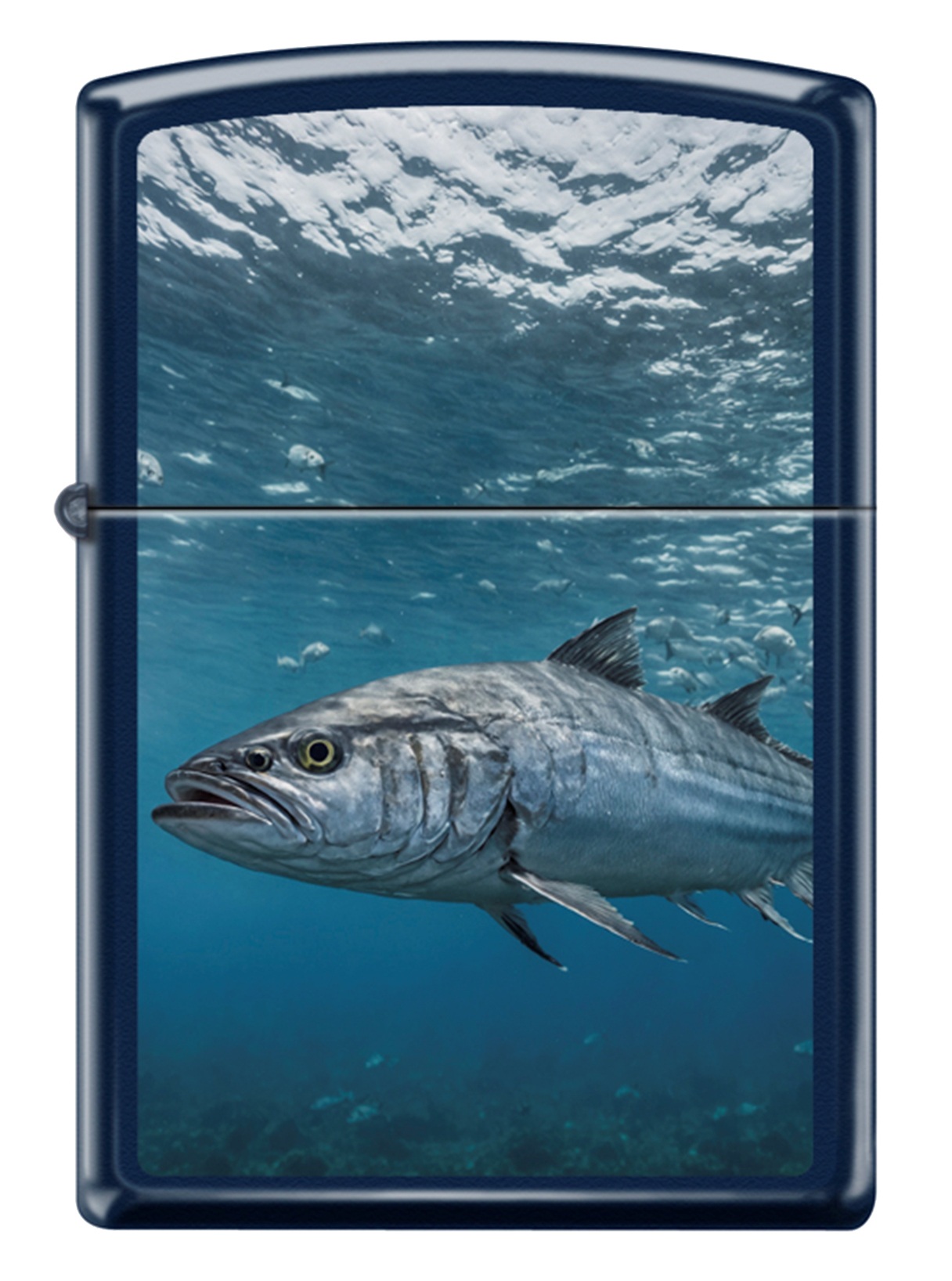 Front shot of Zippo Bejeweled Beetle Design High Polish Brass Windproof Lighter standing at a 3/4 angle.