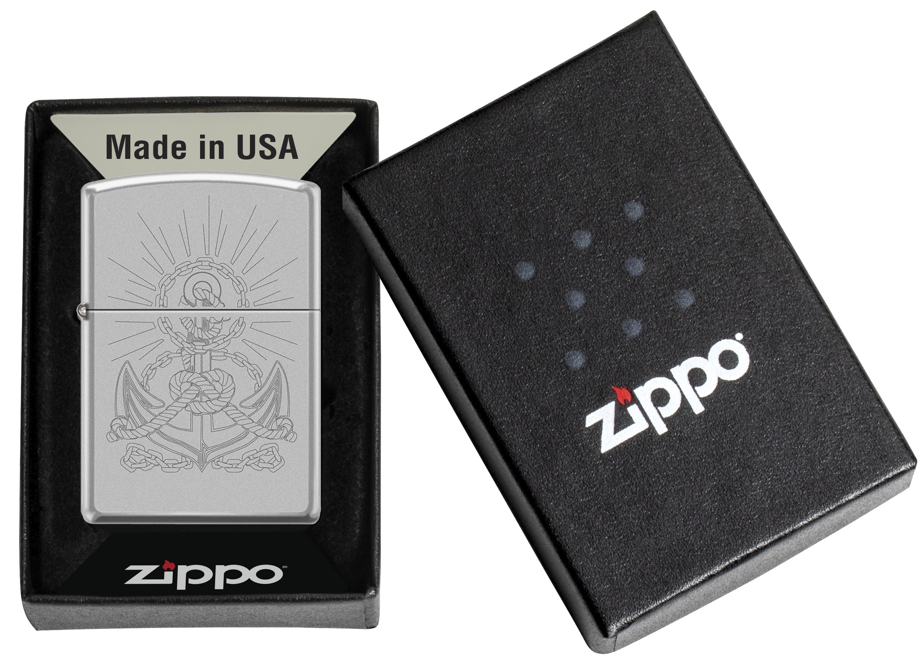Front shot of Zippo Bejeweled Beetle Design High Polish Brass Windproof Lighter standing at a 3/4 angle.