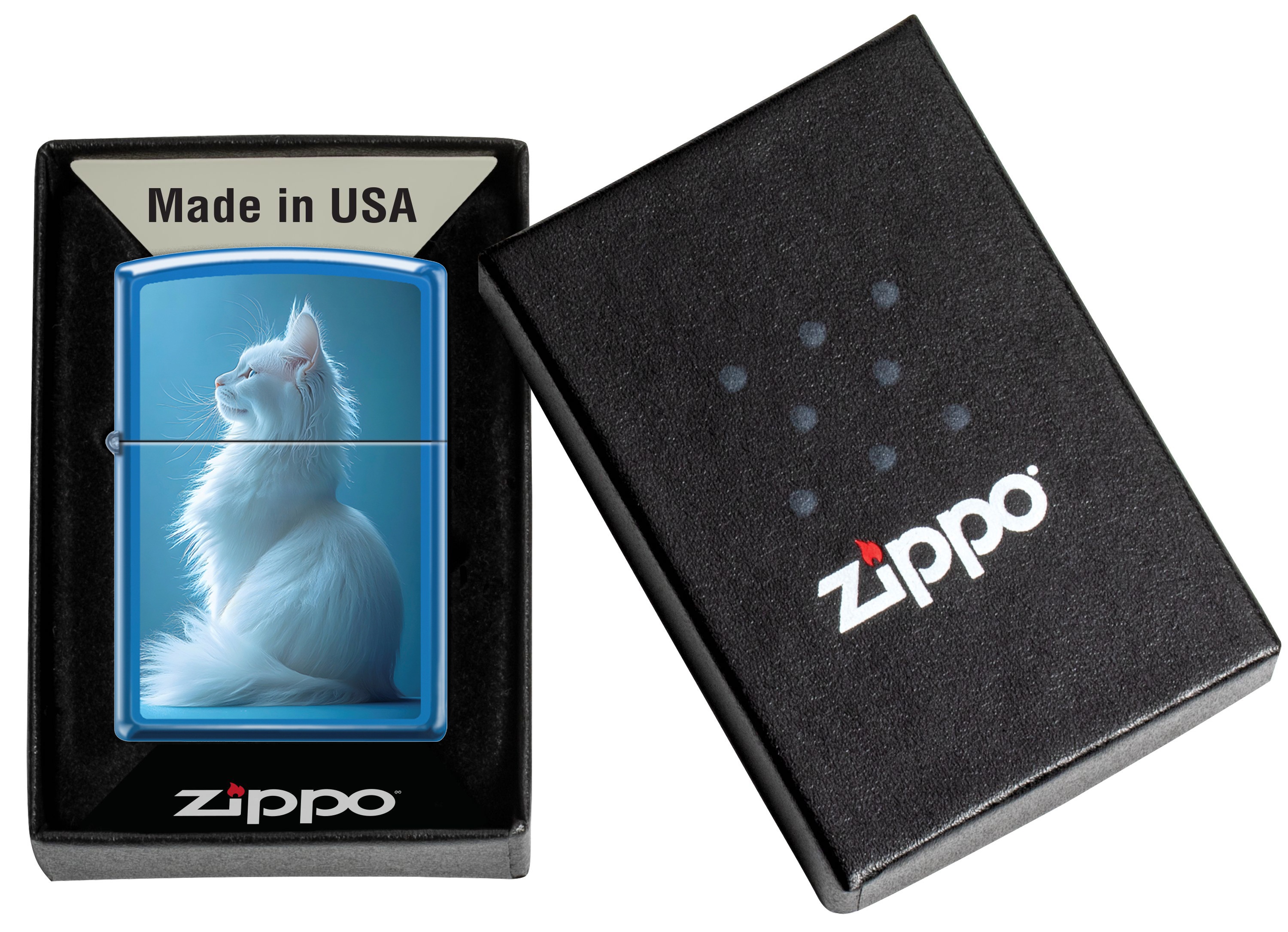 Front shot of Zippo Bejeweled Beetle Design High Polish Brass Windproof Lighter standing at a 3/4 angle.
