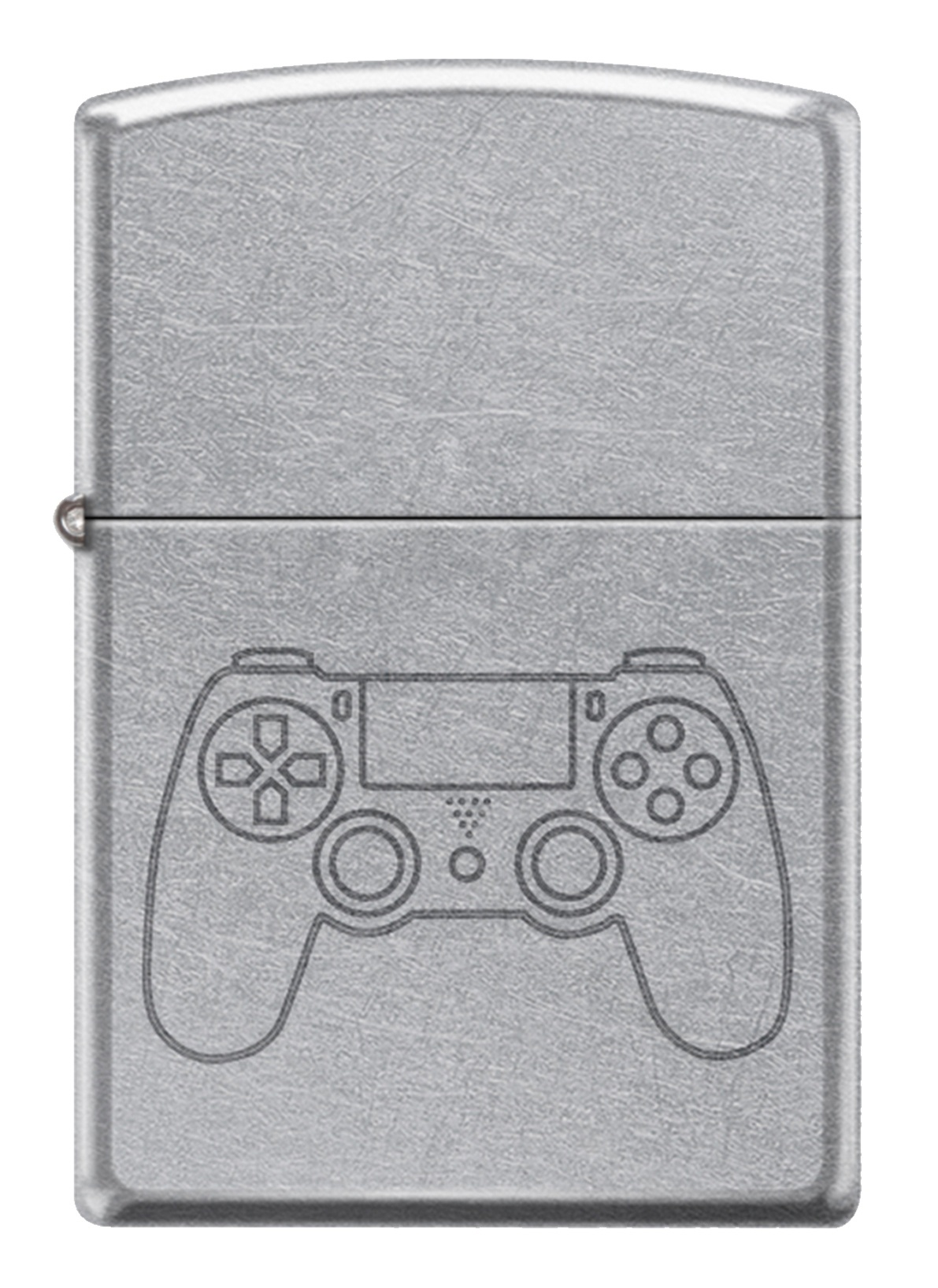 Front shot of Zippo Bejeweled Beetle Design High Polish Brass Windproof Lighter standing at a 3/4 angle.