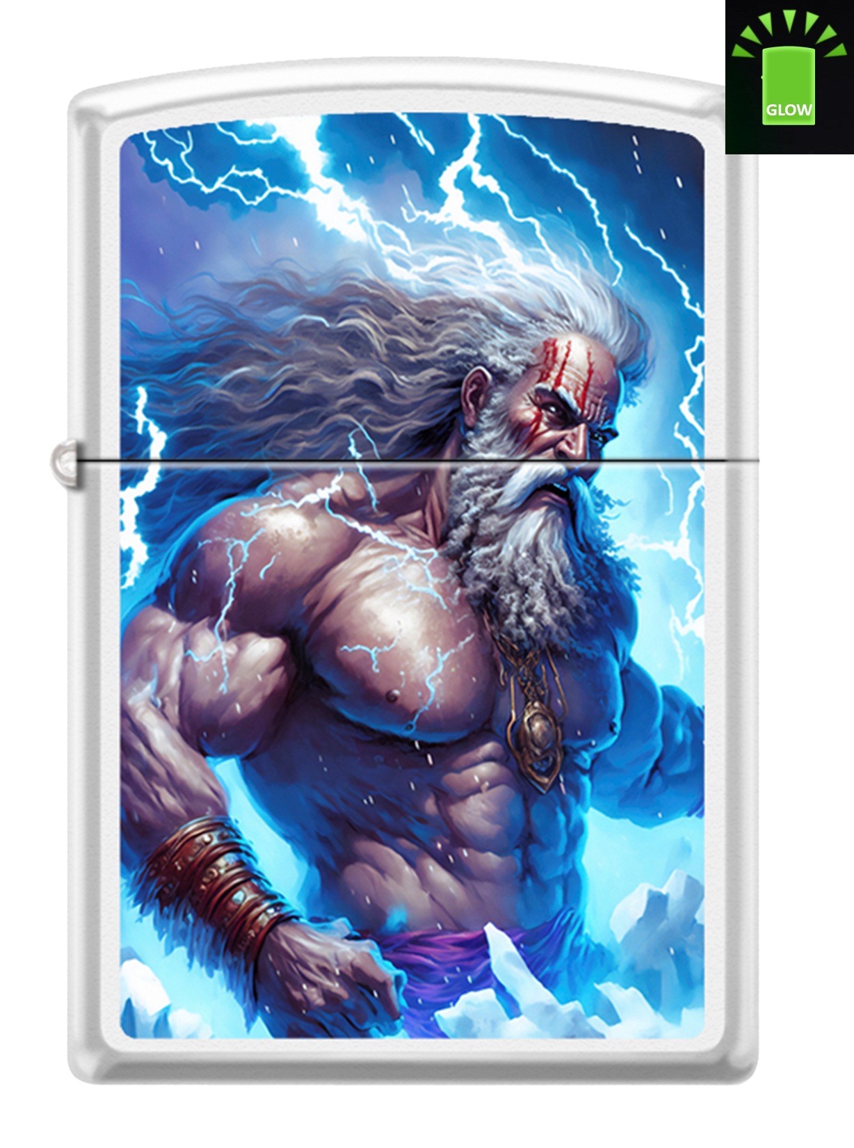 Front shot of Zippo Bejeweled Beetle Design High Polish Brass Windproof Lighter standing at a 3/4 angle.