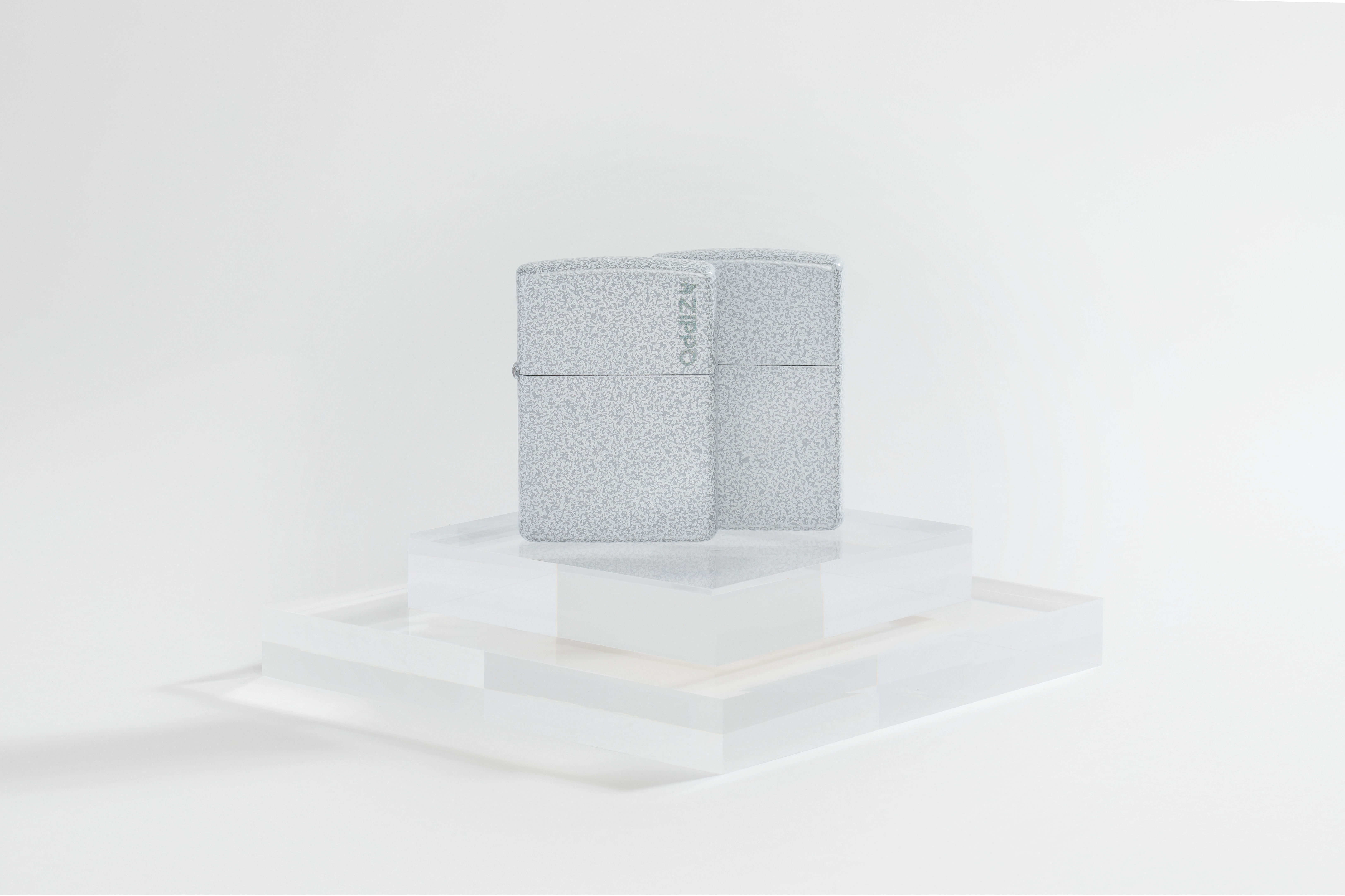 Front shot of Zippo Bejeweled Beetle Design High Polish Brass Windproof Lighter standing at a 3/4 angle.