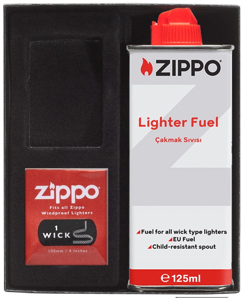 Front shot of Zippo Bejeweled Beetle Design High Polish Brass Windproof Lighter standing at a 3/4 angle.