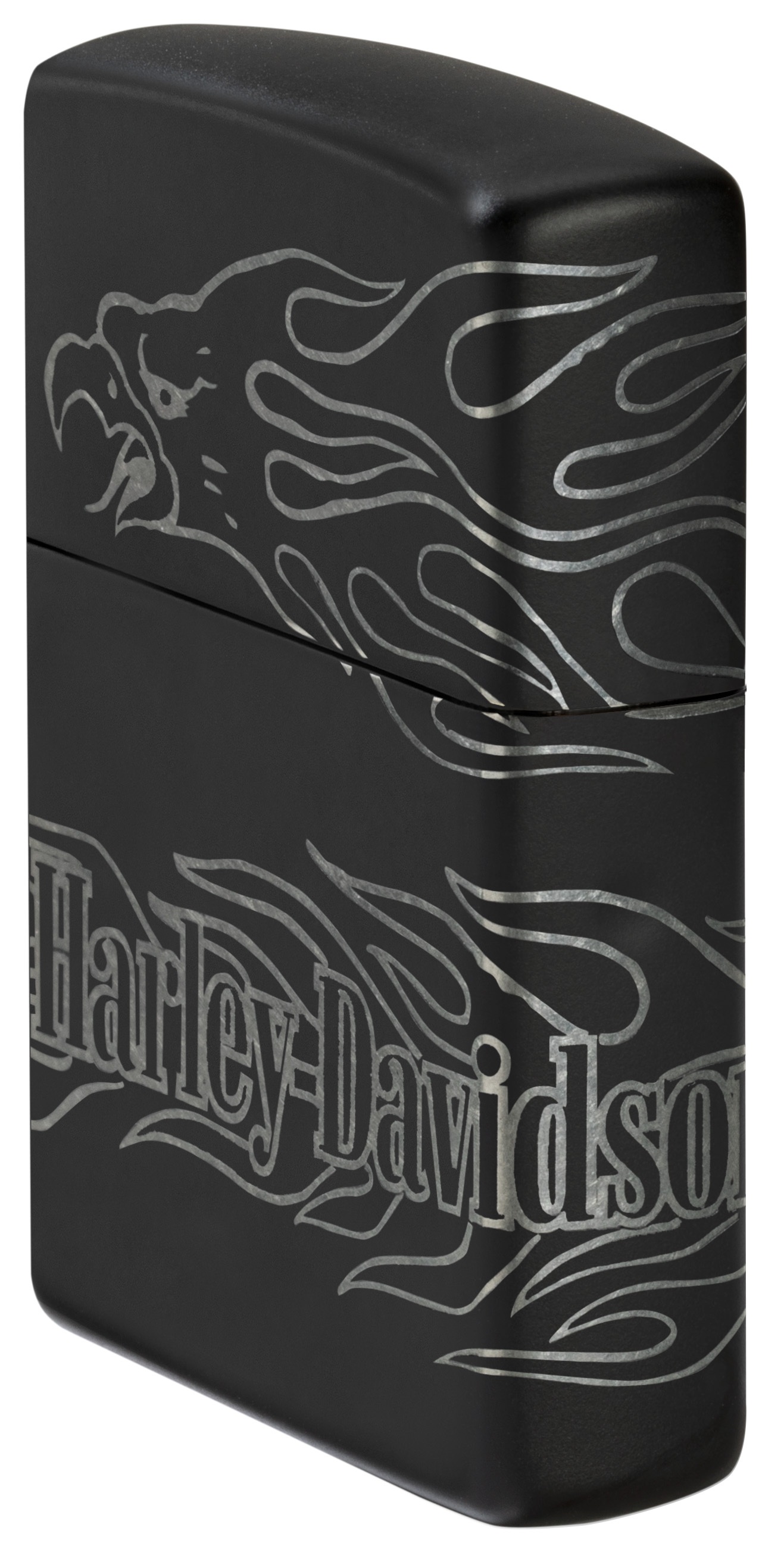 Front shot of Zippo Bejeweled Beetle Design High Polish Brass Windproof Lighter standing at a 3/4 angle.