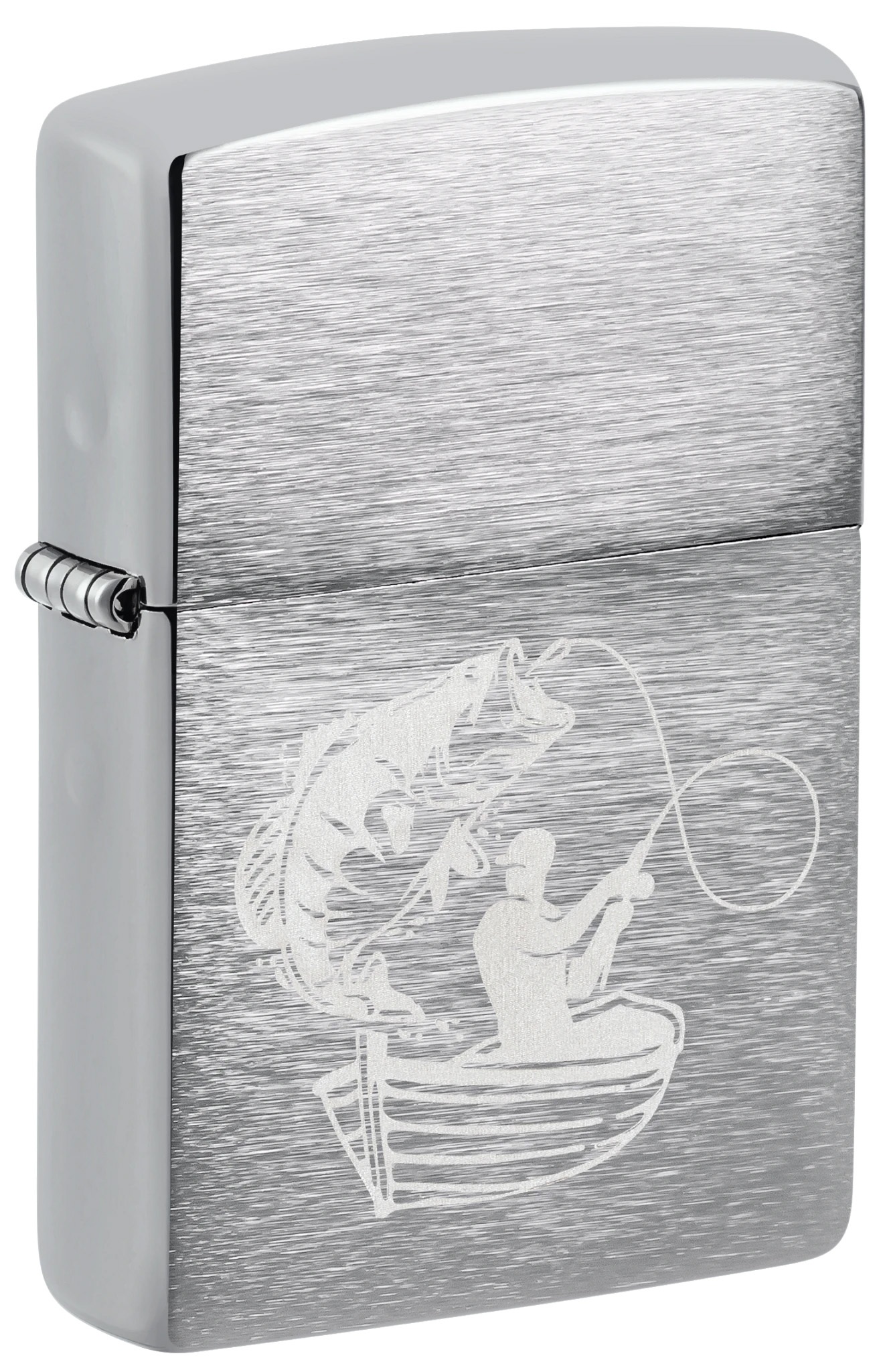 Front shot of Zippo Bejeweled Beetle Design High Polish Brass Windproof Lighter standing at a 3/4 angle.