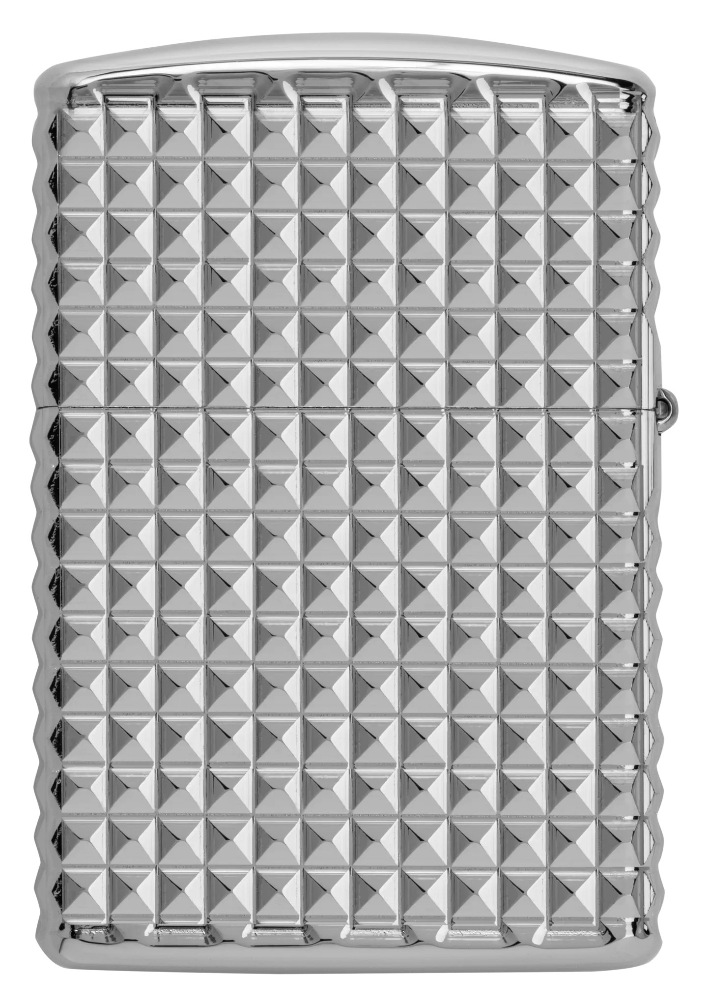 Front shot of Zippo Bejeweled Beetle Design High Polish Brass Windproof Lighter standing at a 3/4 angle.