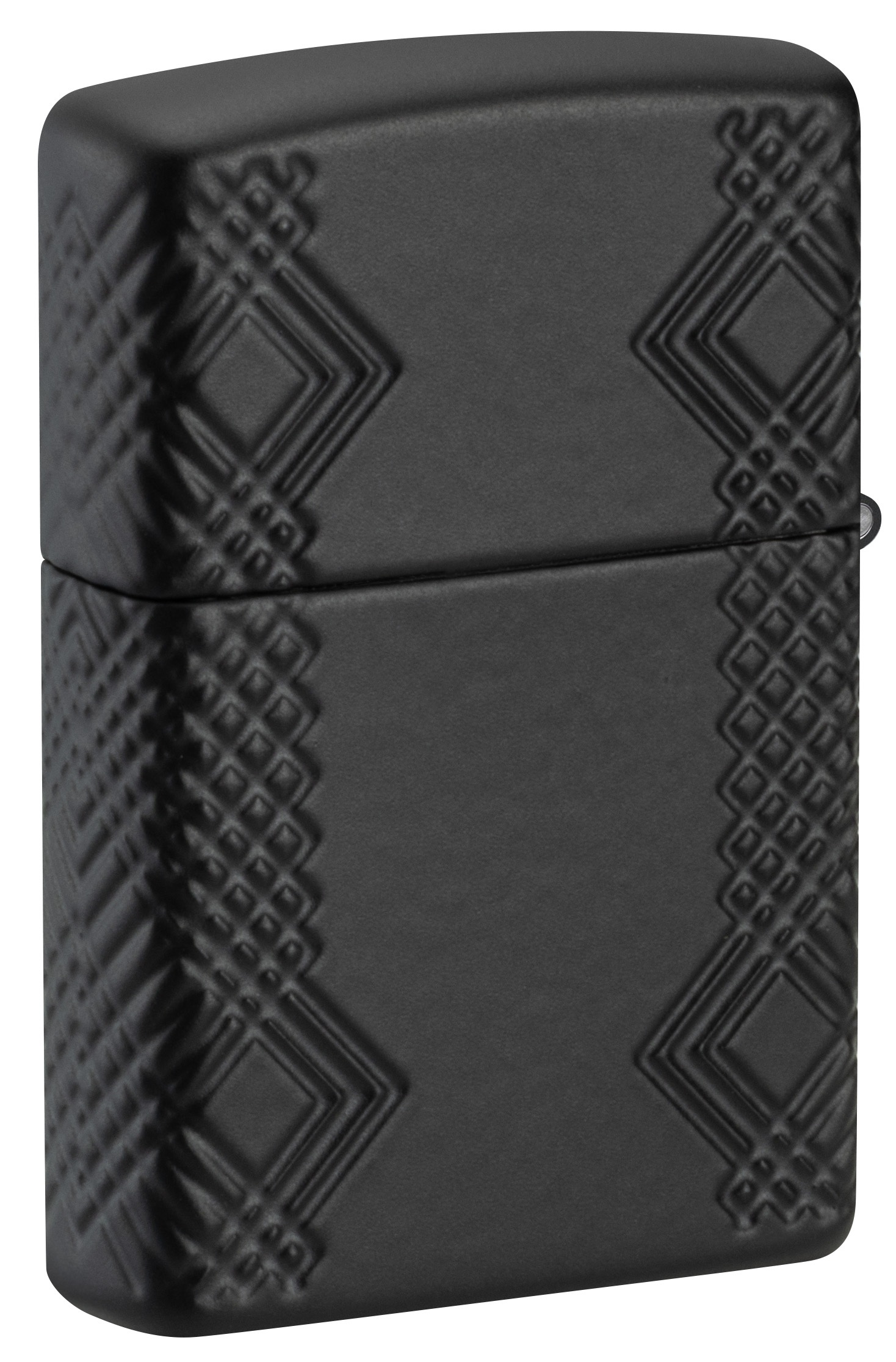 Front shot of Zippo Bejeweled Beetle Design High Polish Brass Windproof Lighter standing at a 3/4 angle.
