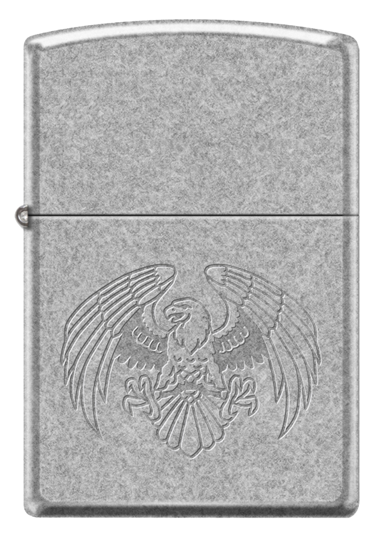 Front shot of Zippo Bejeweled Beetle Design High Polish Brass Windproof Lighter standing at a 3/4 angle.