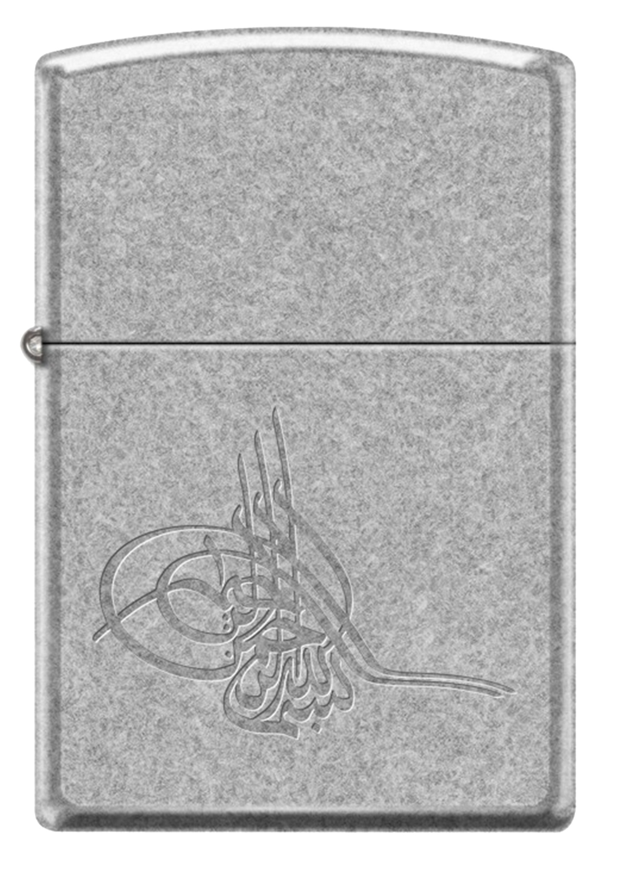 Front shot of Zippo Bejeweled Beetle Design High Polish Brass Windproof Lighter standing at a 3/4 angle.