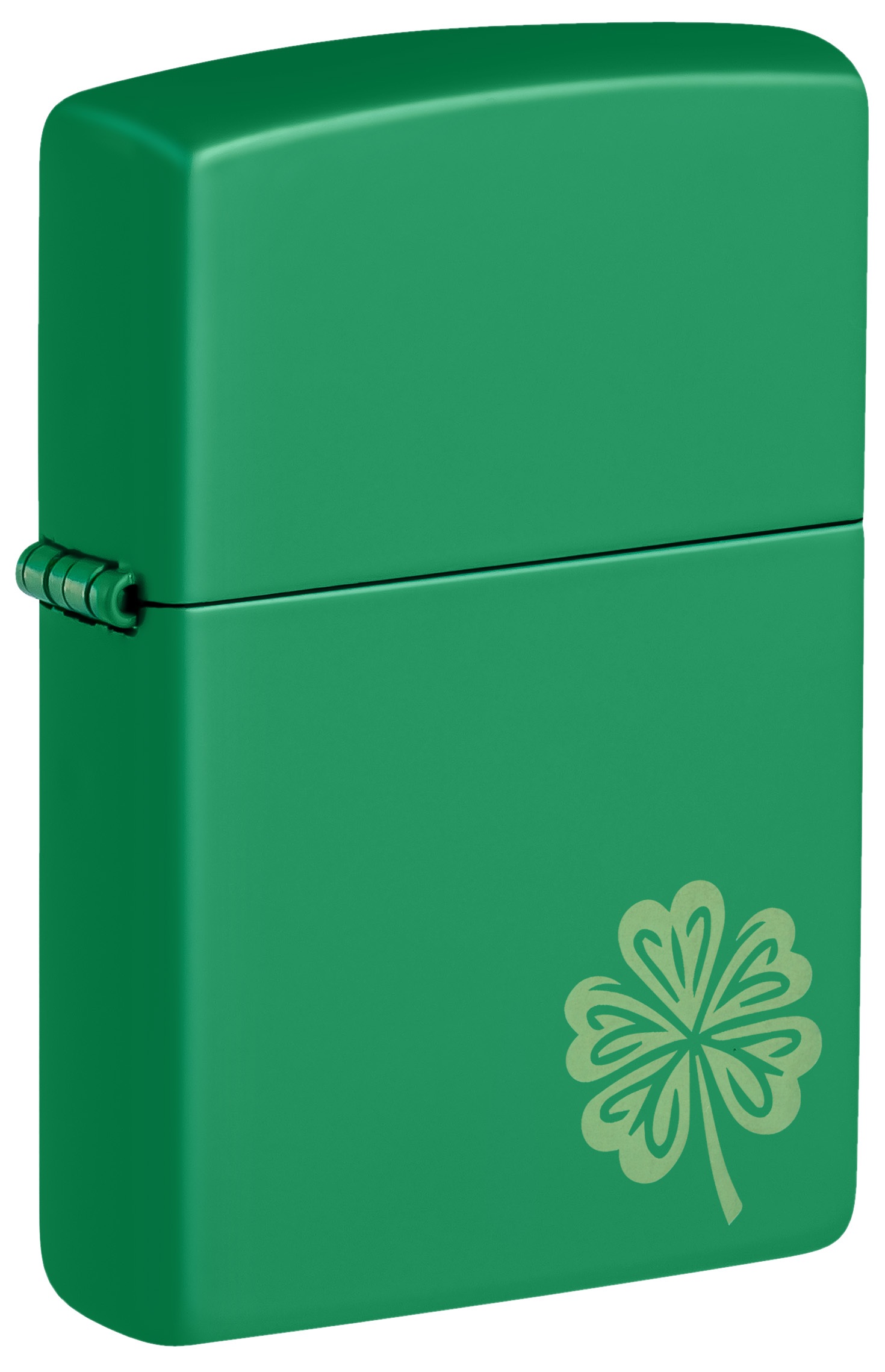 Front shot of Zippo Bejeweled Beetle Design High Polish Brass Windproof Lighter standing at a 3/4 angle.