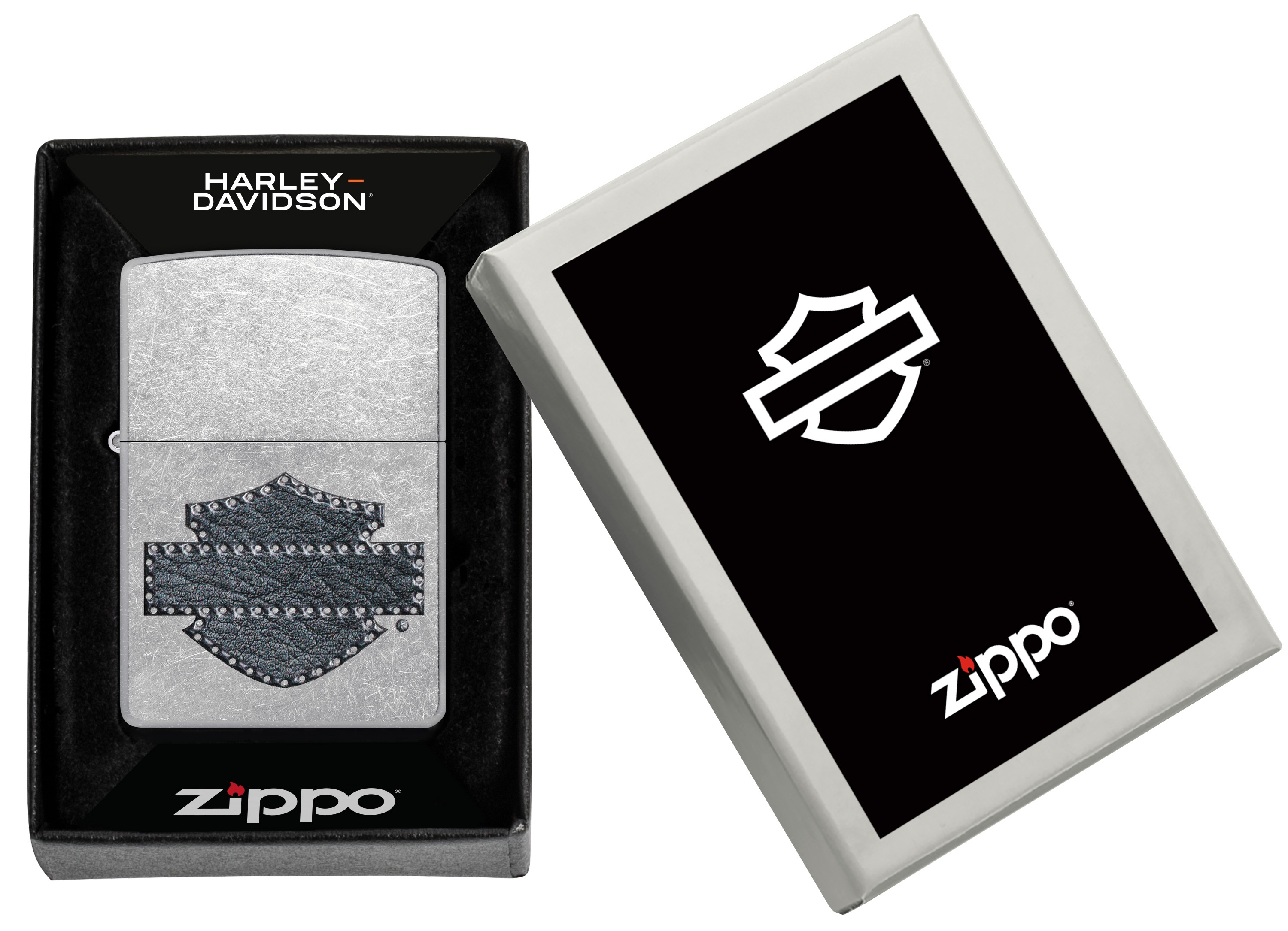 Front shot of Zippo Bejeweled Beetle Design High Polish Brass Windproof Lighter standing at a 3/4 angle.