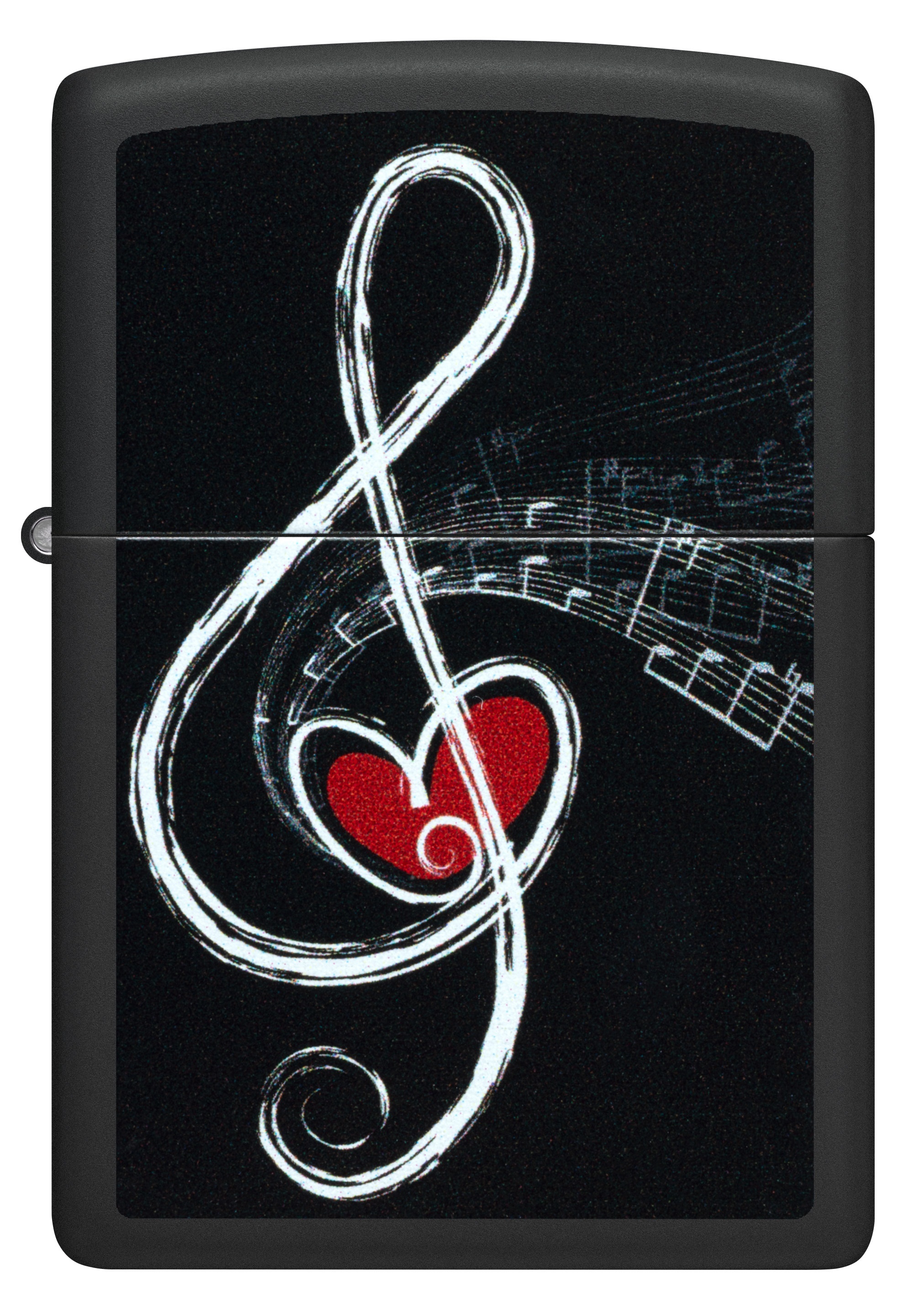 Front shot of Zippo Bejeweled Beetle Design High Polish Brass Windproof Lighter standing at a 3/4 angle.