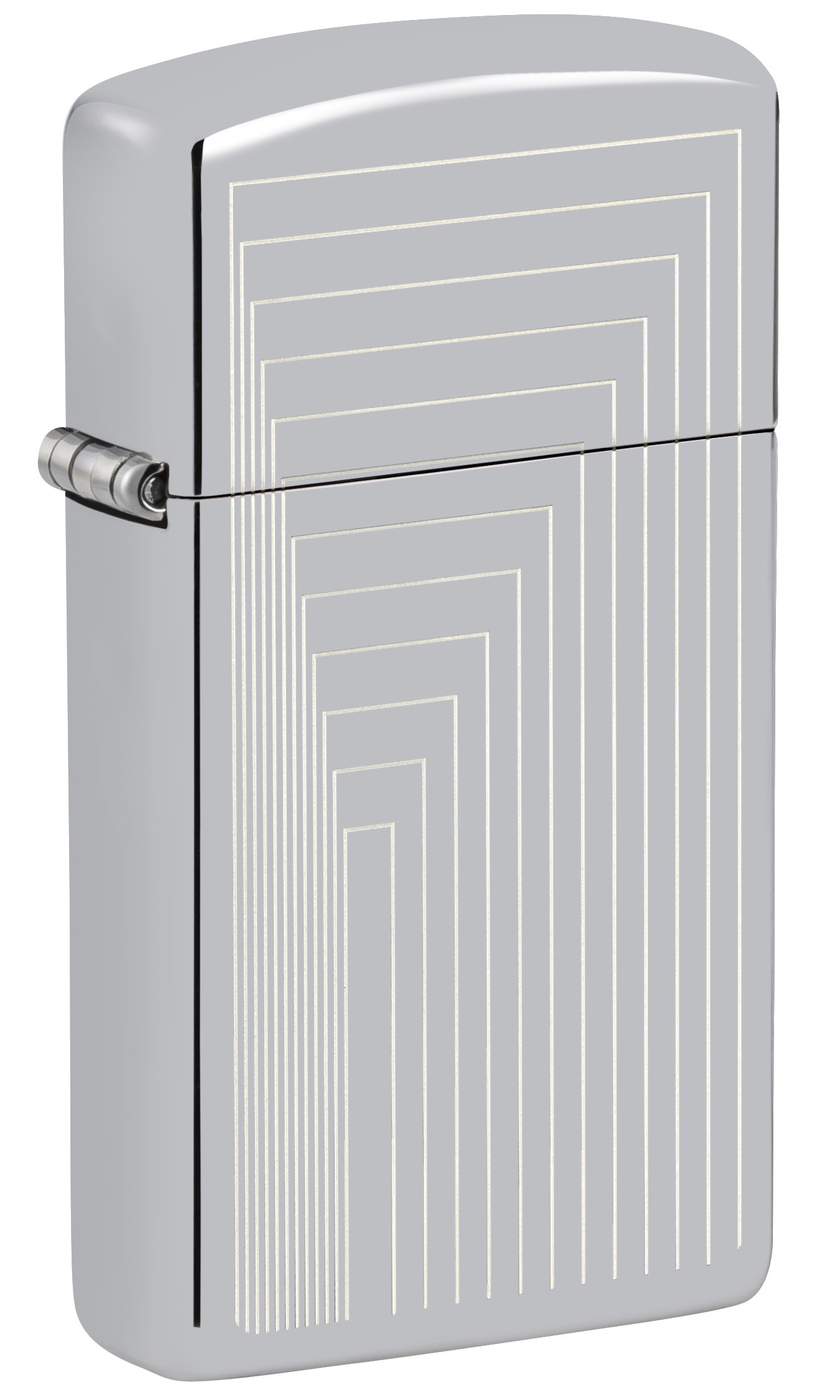 Front shot of Zippo Bejeweled Beetle Design High Polish Brass Windproof Lighter standing at a 3/4 angle.
