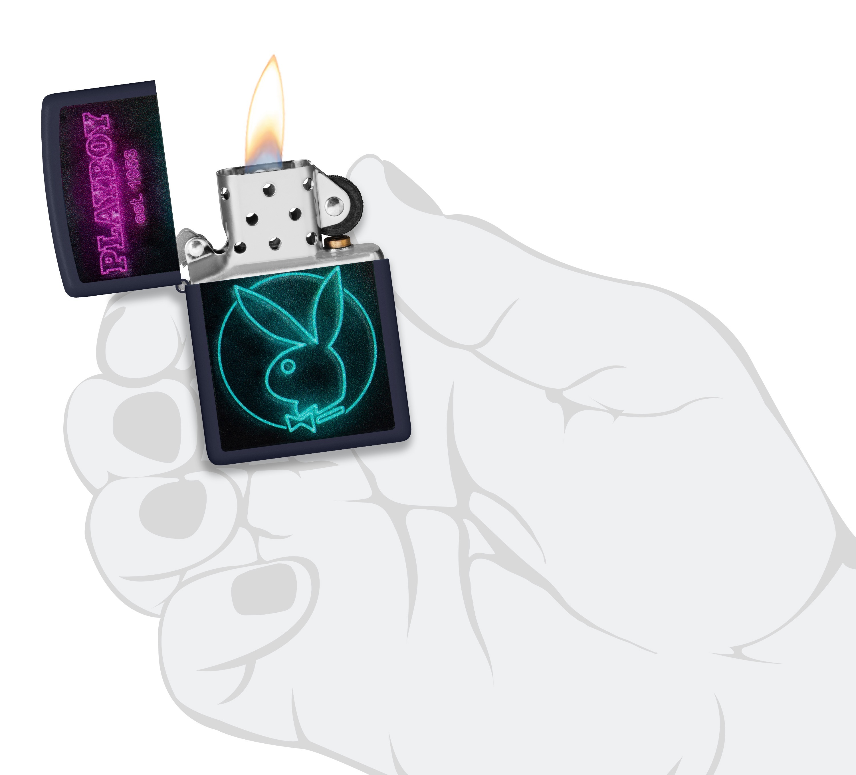Front shot of Zippo Bejeweled Beetle Design High Polish Brass Windproof Lighter standing at a 3/4 angle.